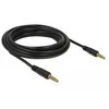 KABELIS AUDIO MINIJACK 3.5MM M/M 5 PIN 5M JUODA DELOCK