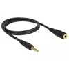 Delock Verlängerungskabel Klinke 3,5 mm 5 Pin Stecker zu Buchse 1 m juodas