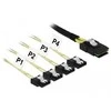 DeLOCK mSAS SFF-8087> 4xSATA 7Pin 1m