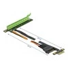Delock PCIe x4, 0.3m, Juodas (85768)