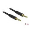 Delock Klinkenkabel 4,4 mm 5 Pin Stecker zu Stecker 1 m juodas