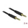 Delock Klinkenkabel 4,4 mm 5 Pin Stecker zu Stecker 2 m juodas