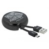 KABELIS USB MICRO(M)->USB-A(M) 2.0 0.92M JUODA ZWIJANY DELOCK