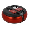 DELOCK laidas USB-A/M į USB-C/M 2.0 juodas/raudonas ištraukiamas 92cm