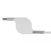 DELOCK USB 3in1 ištraukiamas 8 kontaktų įkrovimo kabelis / Micro USB / USB Type-C baltas