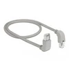 Delock Netzwerkkabel RJ45 Cat.6A S/FTP oben / unten gewinkelt 0,5 m