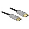 KABELIS DISPLAYPORT M/M 20 PIN V1.4 30M 8K 60HZ OPTYCZNY AKTYWNY JUODA DELOCK