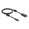Delock Active USB Type-C™ į HDMI laidą (DP Alt režimas) 4K 60 Hz 1 m