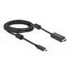 USB-C į HDMI laidas 3m su ferito filtrais