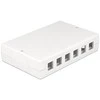 DeLOCK Keystone dėžė, 12 jungčių, plastikas, baltas / 86172