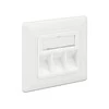 Delock 86194 - RJ-45 - Sidabrinis,Baltas - 80 mm - 25.8 mm - 80 mm