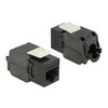 Delock Keystone RJ45 lizdas > LSA be įrankių Cat.6A