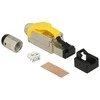 Delock RJ45 kištuko lauko mazgas Cat.6A metalinis