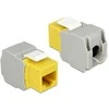 MODUŁ KEYSTONE GNIAZDO RJ45->LSA KAT.6 UTP DO PUSZKI MONTAŻOWEJ Geltonas DELOCK