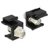 Delock Keystone F lizdas > juodas F lizdas