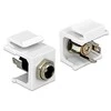 Delock Keystone DC 5,5 x 2,1 mm lizdas > litavimo jungtis