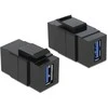 Delock Keystone USB3.0 A moteriška > USB3.0 A moteriška