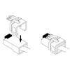 Delock tinklo RJ45 remonto segtukų rinkinys 40 vnt