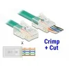 Delock RJ45 Crimp + Cut kištukas Cat .5 e UTP 20 Stk.