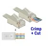 Delock RJ45 Crimp+Cut Stecker Cat.6 STP 20 Stk.