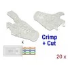 DELOCK Crimp&amp;Cut RJ45 Knickschutz St 20Stk