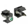 Delock Keystone LED grün 6 V, juodas