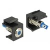 Delock Keystone LED blau 6 V flach, juodas