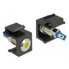 Delock Keystone LED gelb 6 V flach, juodas