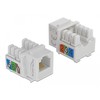 Delock Keystone Modul RJ12 Buchse > LSA Cat.3 UTP baltas