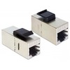 Delock Keystone modulio RJ45 lizdas > RJ45 lizdas Cat.6 kompaktiškas 25 vnt.