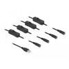 Delock Cable USB Type-A kištuku iki 4 x DC 5,5 x 2,1 mm močiutės su 1 m jungikliu