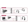 Delock Switch 2 prievadų 3,5 mm rankinis dvikryptis lizdas