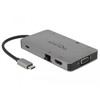 „Delock USB Type-C™“ prijungimo stotelė 4K – HDMI / VGA / USB 3.1 / SD / LAN / PD 3.0