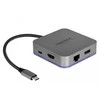 „Delock USB Type-C™“ prijungimo stotelė, skirta mobiliesiems įrenginiams 4K – HDMI/Hub/LAN/PD 3.0