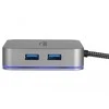 „Delock USB Type-C™“ prijungimo stotelė, skirta mobiliesiems įrenginiams 4K – HDMI/Hub/LAN/PD 3.0