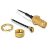 Delock antenos kabelio RP-SMA lizdas montavimui > MHF/U.FL-LP-068