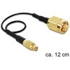 Delock Antennenkabel SMA Stecker > MMCX Stecker 1.13 120 mm