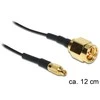 Delock Antennenkabel SMA Stecker > MMCX Stecker 1.13 120 mm