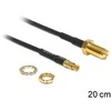 Delock Antennenkabel RP-SMA Buchse zum Einbau > TS-9 Stecker 200 mm
