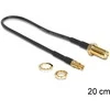 Delock antenos kabelio SMA lizdas montavimui &amp;gt; TS-9 kištukas 200 mm