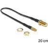 Delock antenos kabelio SMA lizdas montavimui &amp;gt; TS-9 kištukas 200 mm