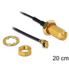 Delock I-PEX – RP-SMA, 0,2 m (88746)