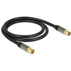 Delock antenos kabelis 1m juodas (88922)