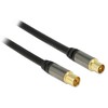 Delock antenos kabelis 1m juodas (88922)