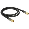 Delock antenos kabelis 1m juodas (88922)