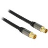 Delock antenos kabelis 1m juodas (88922)