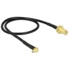 Delock antenos kabelis 0,3 m juodas (88936)