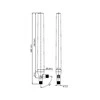 ANTENA DELOCK 5.5-9 DBI WLAN 802.11 AC/A/H/B/G/N RP-SMA