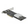 Delock 89009 - PCIe - USB 3.2 Gen 2 (3.1 Gen 2) - Low-profile - PCIe 2.0 - SATA 15-pin - 20 Gbit/s