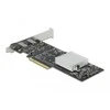 „Delock 89009“ – PCIe – USB 3.2 Gen 2 (3.1 Gen 2) – žemo profilio – PCIe 2.0 – SATA 15 kontaktų – 20 Gbit/s